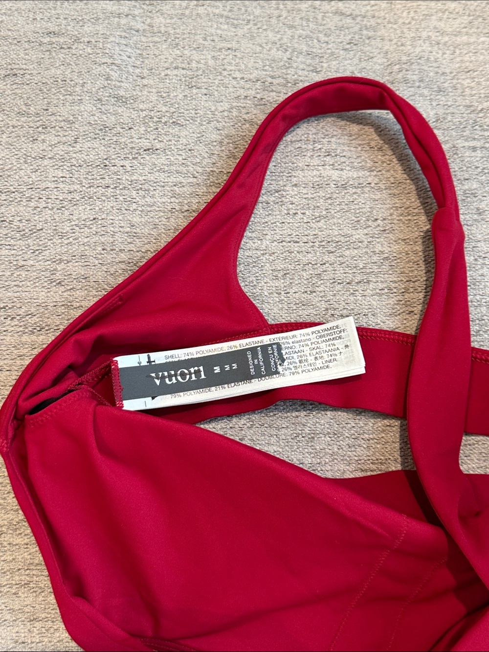 NWT Vuori Daily Form Bra - M - Strawberry - Picture 5 of 5